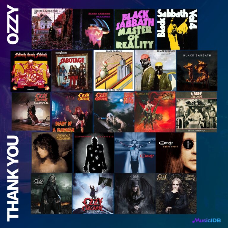 Ozzy Osbourne Discography (+ Album Covers) including Ozzy's Black ...